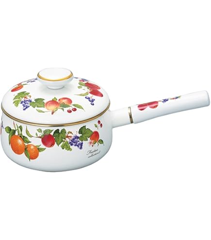 Amazon｜Kaico 日本製 ホーロー 琺瑯 IH対応 片手鍋 18cm ホワイト K